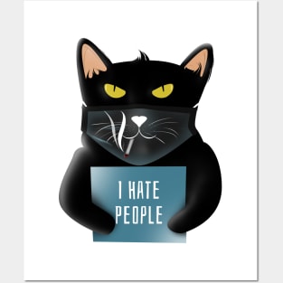 I hate people Posters and Art